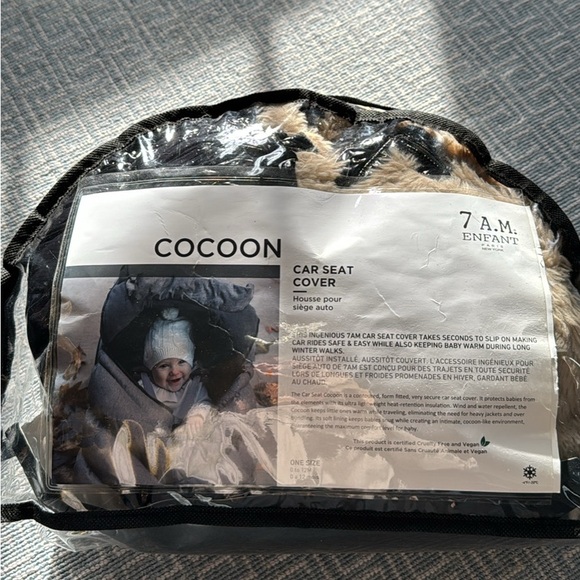 7AM ENFANT COCOON CAR SEAT COVER EUC - Picture 2 of 3